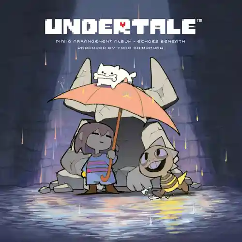 UNDERTALE Piano Arrangement Album - Echoes Beneath cover