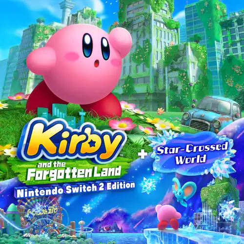 Kirby and the Forgotten Land + Star-Crossed World Soundtrack cover